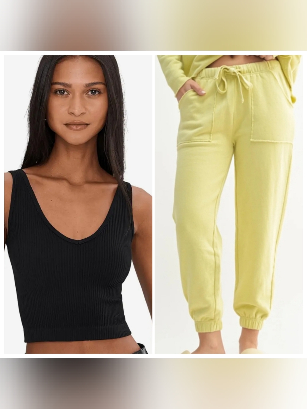 Free People Tank And Capri Bundle S/M